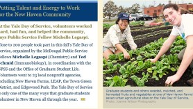 Yale GSAS Newsletter mentions New Haven Farms